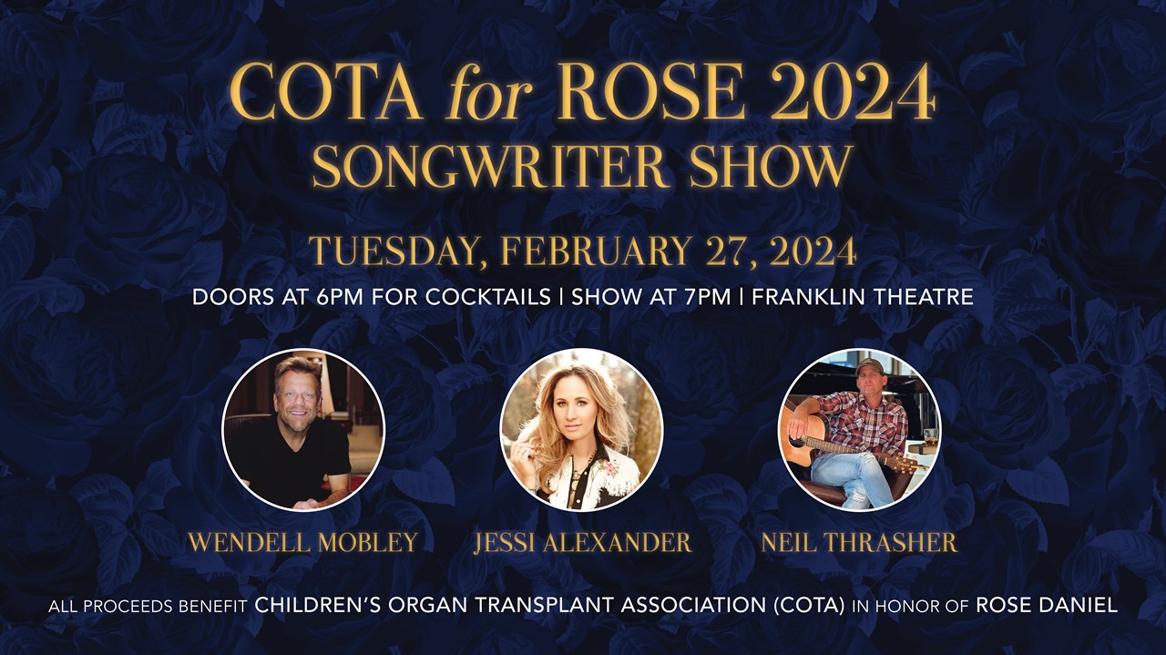 Franklin Theatre COTA for Rose 2024 Songwriter Show